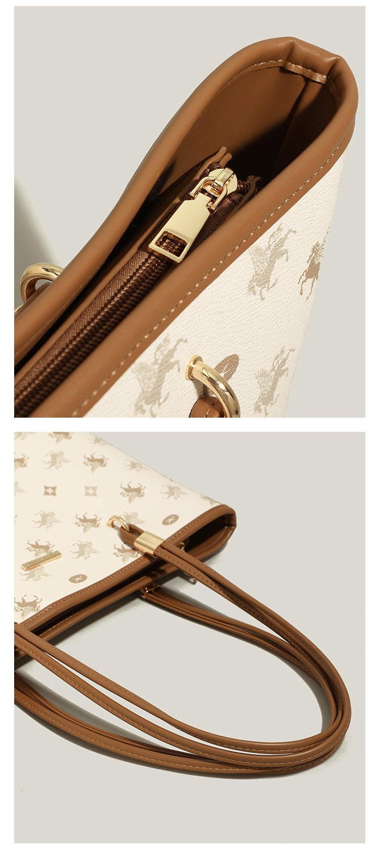 New niche handbag with large capacity for commuting to class, shoulder bag, or underarm bag.