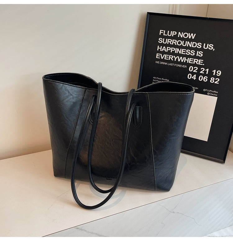 Merlad Tote Bag, New Style, High-End Retro Shoulder Bag, Large Capacity Tote Bag, Commuter Bag, Birthday Gift, Gift for Friends, Gift for Mothers, Gift for Wives