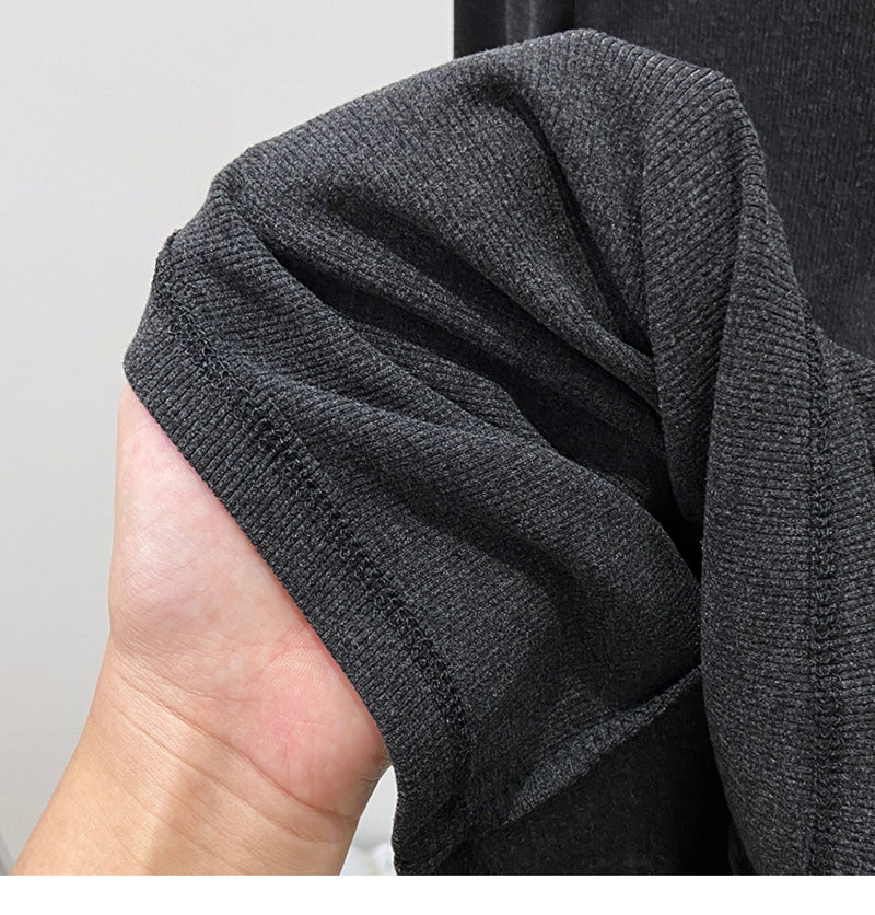 New autumn/winter style high-neck mousse cashmere long-sleeved base layer top for women, brushed fleece inner layer, high-end fleece-lined top