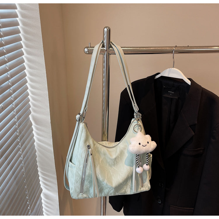 Multifunctional crossbody bag, new style, high-end commuter shoulder bag, large capacity tote bag, perfect as a birthday gift for mom, friends, or wife.