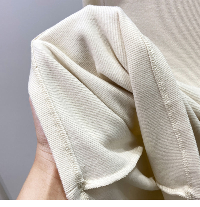 New autumn/winter style high-neck mousse cashmere long-sleeved base layer top for women, brushed fleece inner layer, high-end fleece-lined top