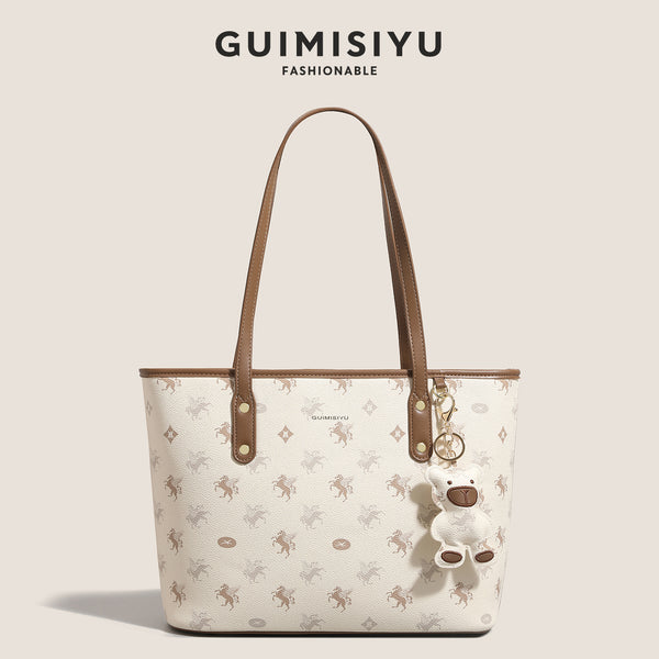 Women's original tote bag, new style, large capacity, commuter shoulder bag, class bag, handbag, underarm bag