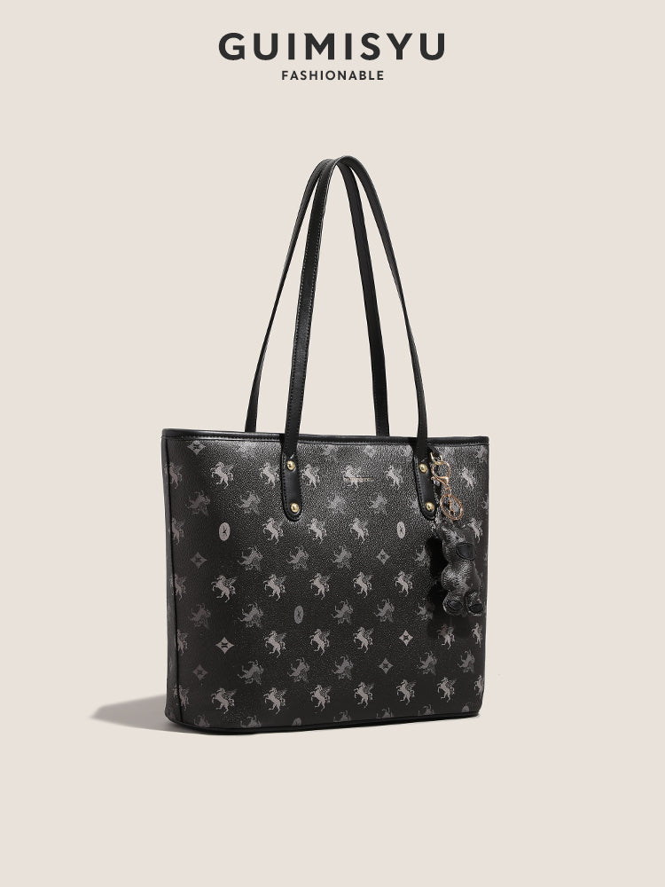 Women's original tote bag, new style, large capacity, commuter shoulder bag, class bag, handbag, underarm bag