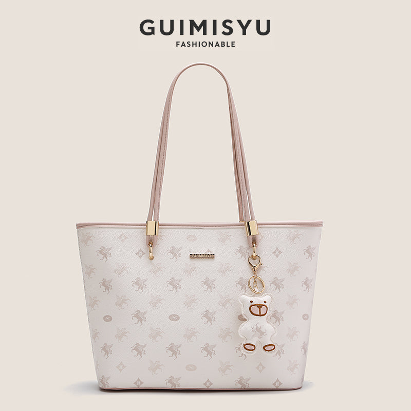 New niche handbag with large capacity for commuting to class, shoulder bag, or underarm bag.