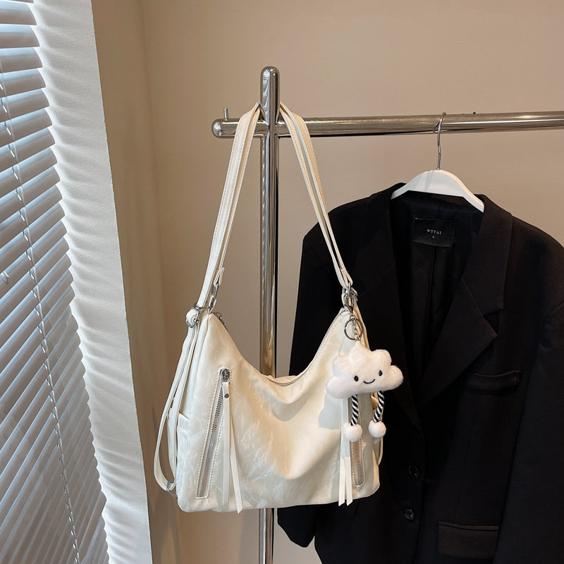 Multifunctional crossbody bag, new style, high-end commuter shoulder bag, large capacity tote bag, perfect as a birthday gift for mom, friends, or wife.