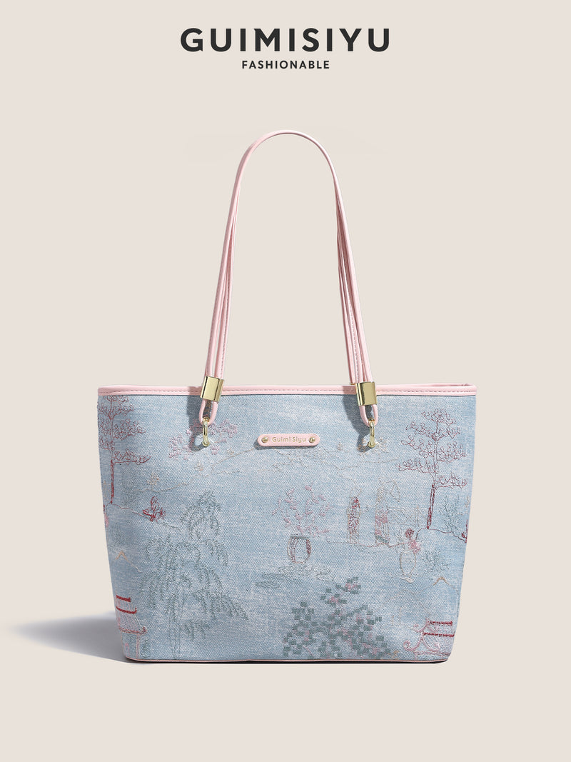 Original women's tote bag, new style, large capacity, versatile, perfect for work or commuting, ideal as a birthday gift, for mom, or for wife.