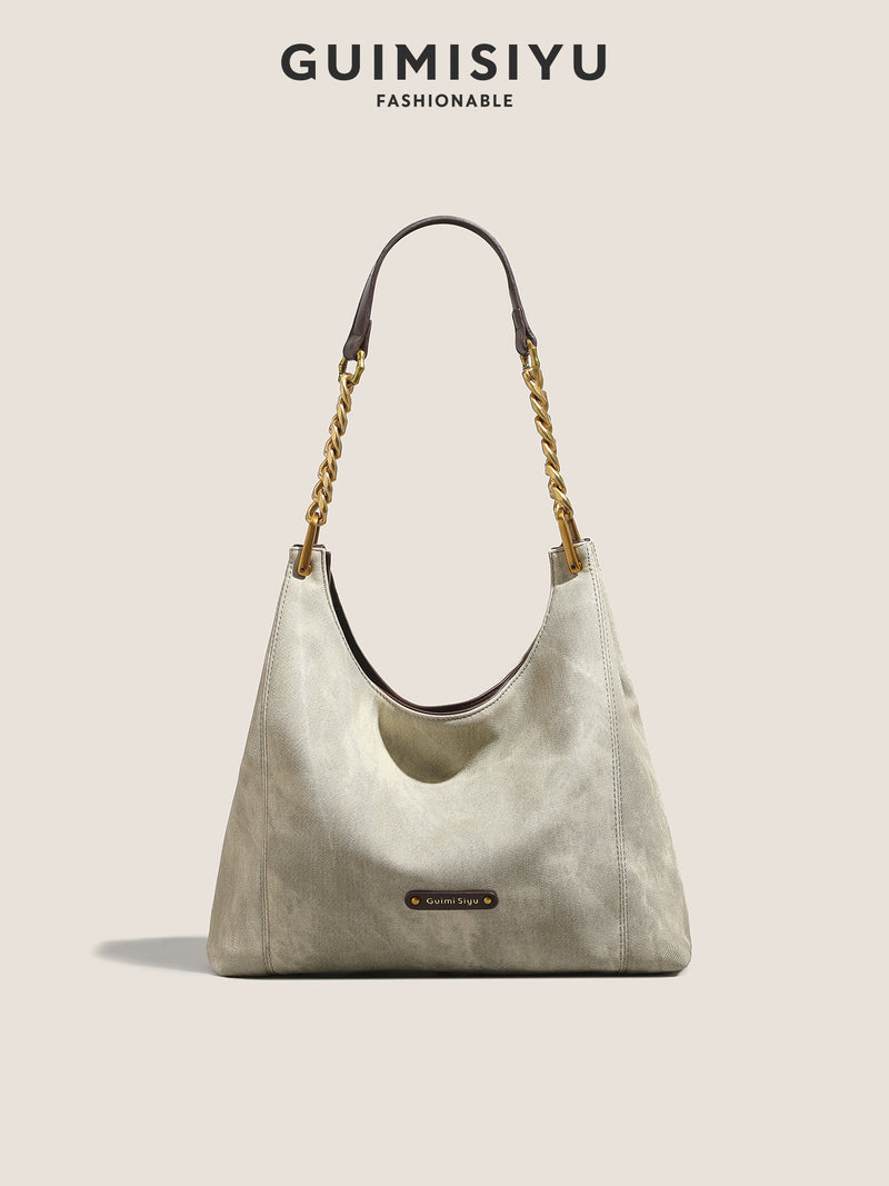 Original women's tote bag, new style, large capacity, commuter underarm bag, handbag, shoulder bag.