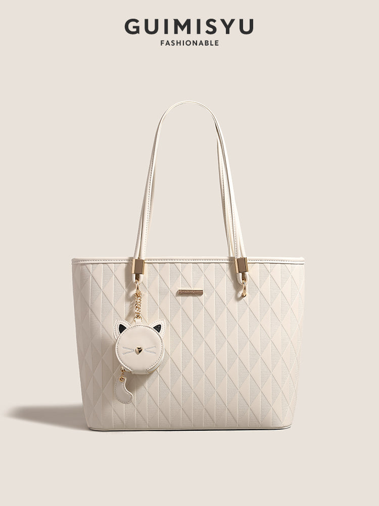 Women's original tote bag, new spring/summer style, large capacity, commuter shoulder bag, handbag, underarm bag.