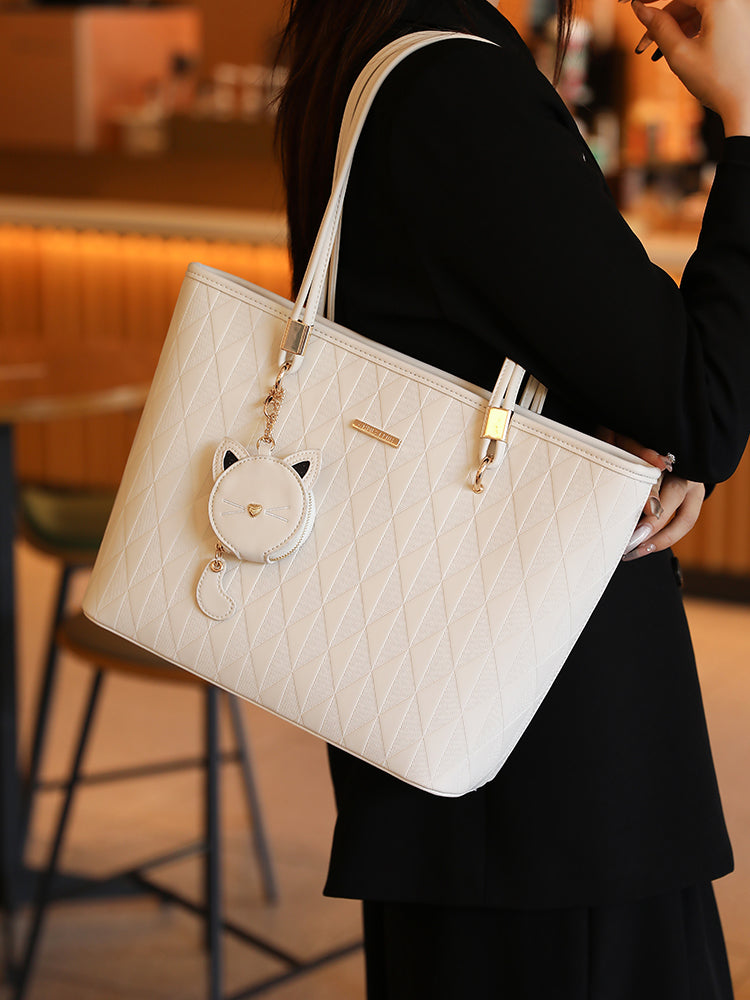 Women's original tote bag, new spring/summer style, large capacity, commuter shoulder bag, handbag, underarm bag.