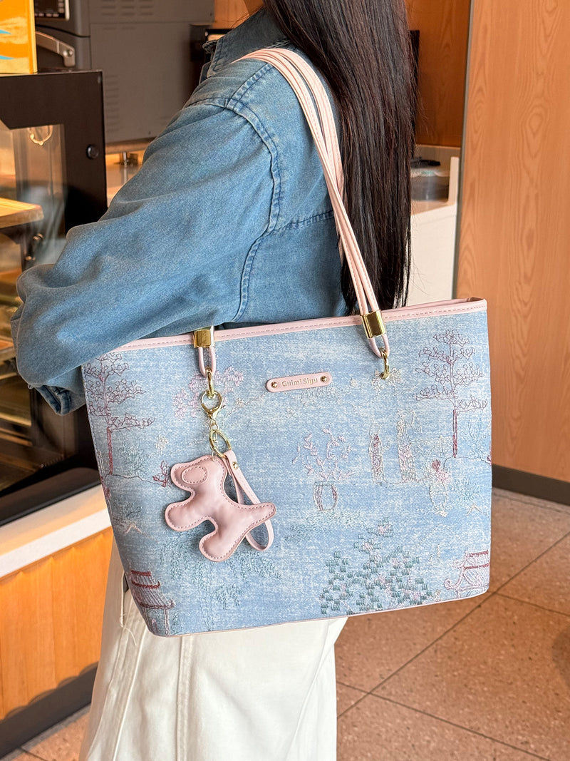 Original women's tote bag, new style, large capacity, versatile, perfect for work or commuting, ideal as a birthday gift, for mom, or for wife.