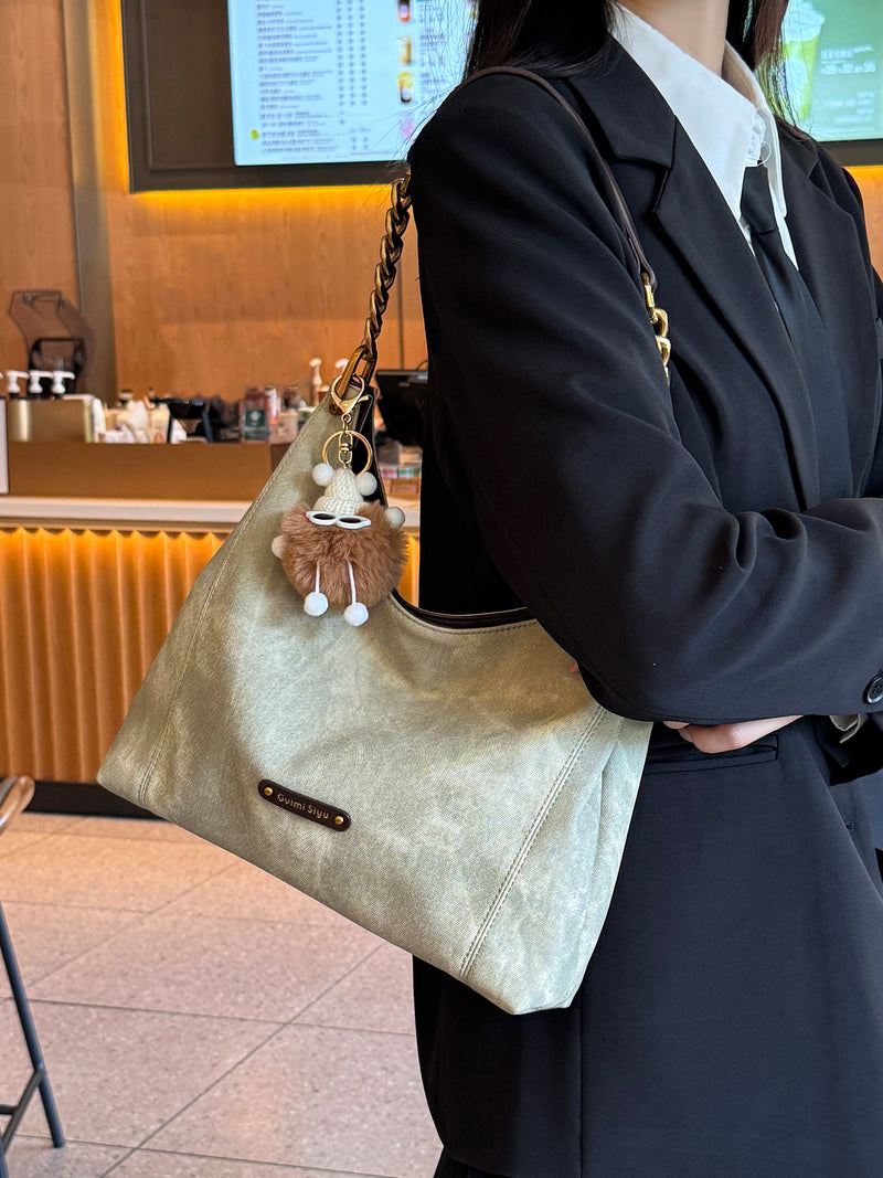 Original women's tote bag, new style, large capacity, commuter underarm bag, handbag, shoulder bag.