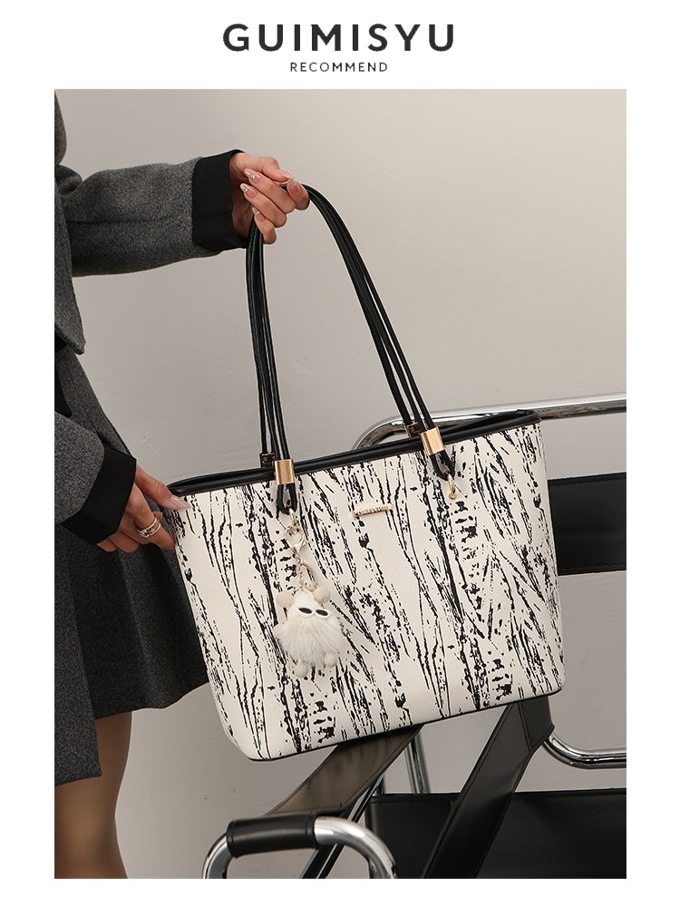 Original design, new style women's bag, college student commuter bag, handbag, underarm bag, large capacity tote bag, shoulder bag.