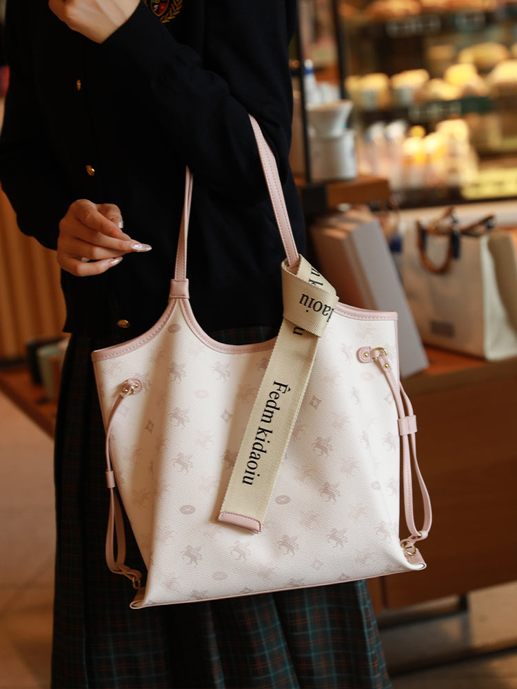 Original women's tote bag, 2025 new style, large commuter bag, shoulder bag, large capacity underarm bag.