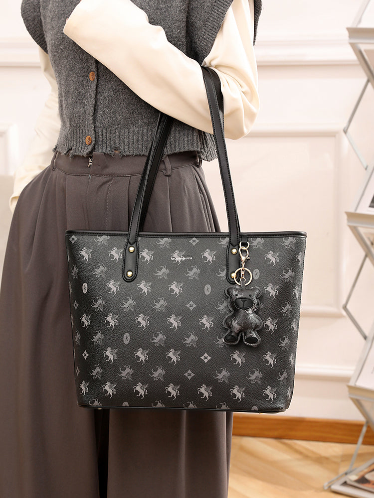 Women's original tote bag, new style, large capacity, commuter shoulder bag, class bag, handbag, underarm bag