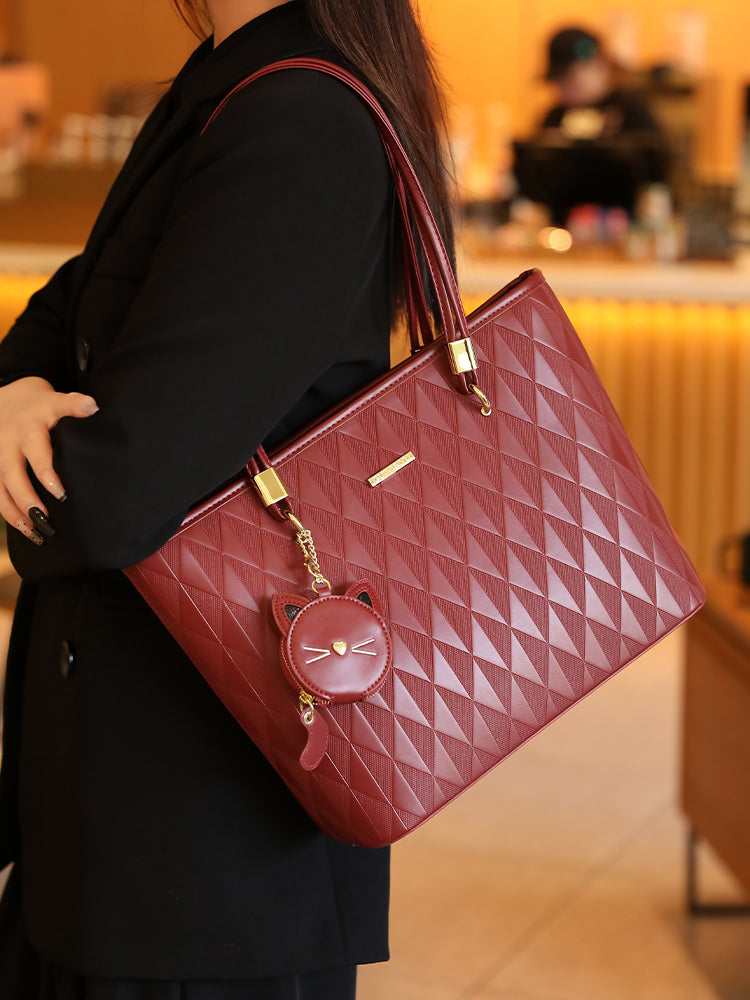 Women's original tote bag, new spring/summer style, large capacity, commuter shoulder bag, handbag, underarm bag.