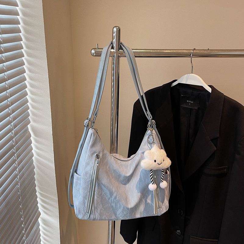 Multifunctional crossbody bag, new style, high-end commuter shoulder bag, large capacity tote bag, perfect as a birthday gift for mom, friends, or wife.