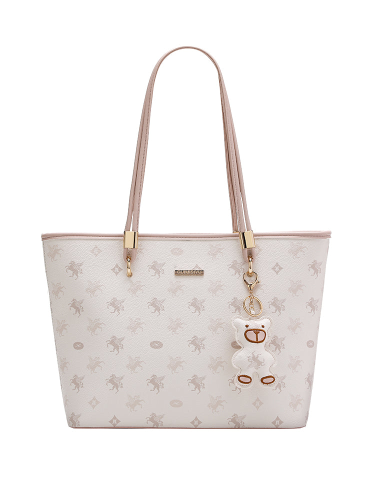 New Pegasus Tote Bag for Women, Large Capacity, Suitable for College Students' Commute, Shoulder Bag