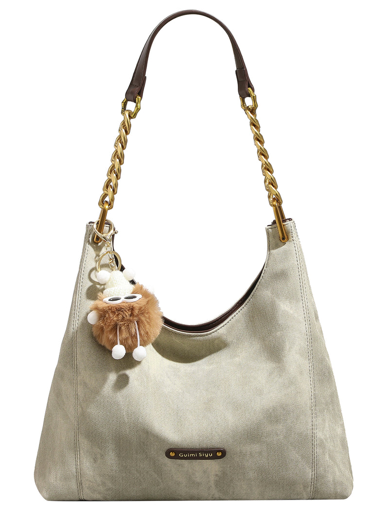 Original women's tote bag, new style, large capacity, commuter underarm bag, handbag, shoulder bag.