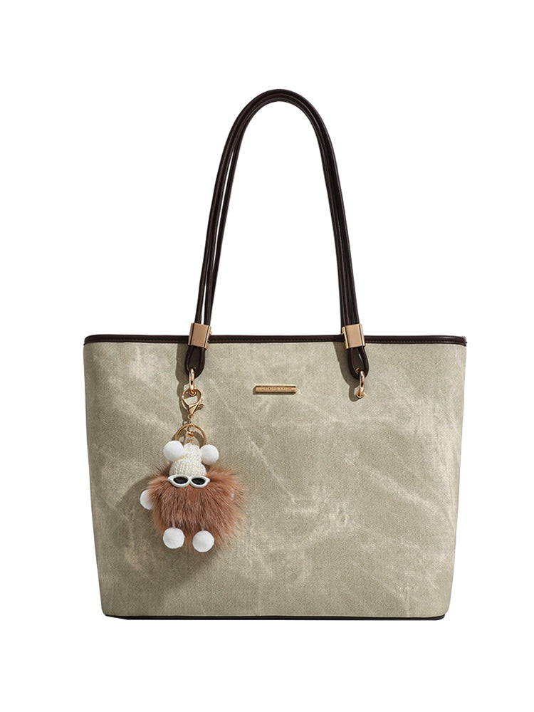 New tote bag, commuter bag, underarm bag, large capacity, handbag/shoulder bag, suitable for work commuting and college students.