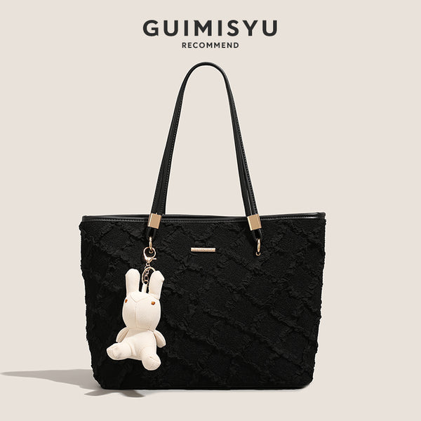 New women's tote bag, large size, suitable for commuting and work, high-end style, large capacity, shoulder bag/underarm bag.