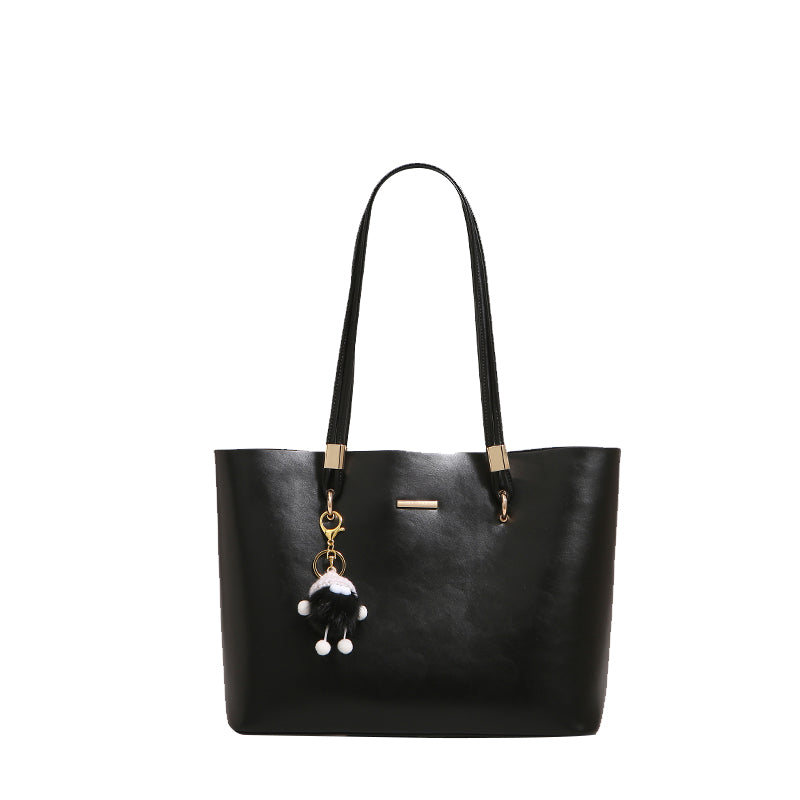 New women's tote bag, large size, suitable for commuting and work, high-end style, large capacity, shoulder bag/underarm bag.